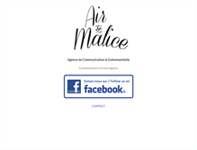 Tablet Screenshot of air-de-malice.com